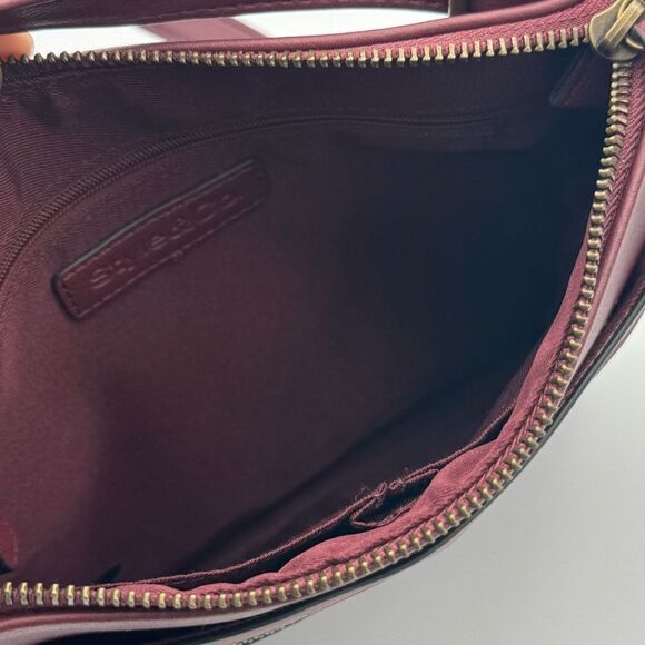 Style & Co Hudsonn Crossbody Bag red- Small, Zip Closure, Adjustable Strap - Picture 8 of 8